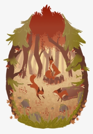 Fall Tree Clipart At Getdrawings - Fox Art #827955