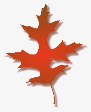 Leaf Autumn Big Image Png - Fall Oak Leaf Clipart #828049