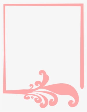Pink Artistic Frame Clip Art - Pink Vector Png Frame #828201