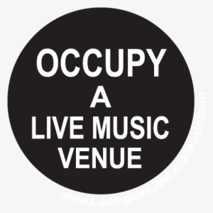 Ludington Live Local Music - New Mother's Room Occupied/vacant, 10cm X 25cm , #828501