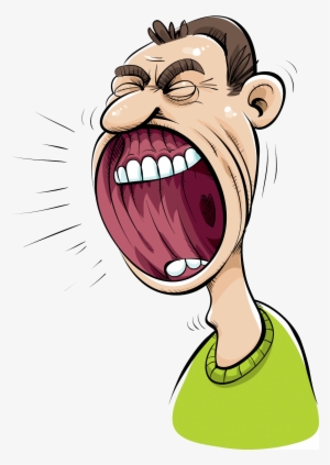 Forex Trader Yelling - Shouting Cartoon #828963