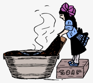 Laundry Clipart Clothes Line - Washing Board Clip Art #829198