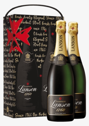 Gift Set Paris 2 Bottles - Champagne Lanson Black Label Brut Twin Pack #829705 Gift Set Paris 2 Bottles - Champagne Lanson Black Label Brut Twin Pack #829705