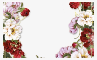 Pinterest Flower - Hd Floral Border Free #8200131
