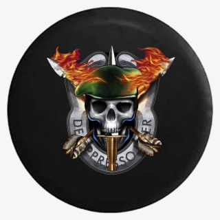 Us Army Special Forces Crossed Arrows Sword Skull Rv #8200535