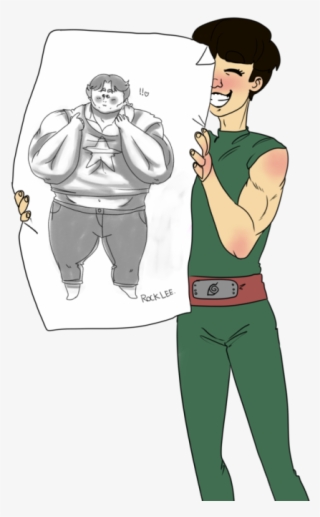 My Artwork For You Jjba Naruto Rock Lee Jonathan Joestar - Cartoon #8200576