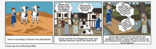 Hebrew School Torah Portion Project - Storyboard Of Jacob And Laban #8200868