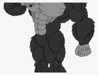 Gorilla Clipart Muscle - Muscular Gorilla - Free Transparent PNG ...