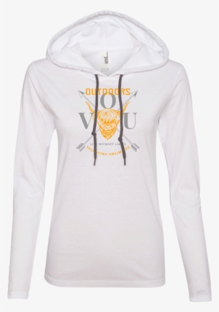 Vuo Bull And Crossed Arrows Ladies' Ls T-shirt Hoodie - T-shirt #8201014