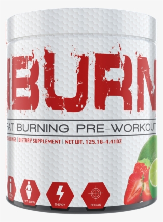 Iburn Preworkout Powder- Strawberry Lime - Exxon #8201449