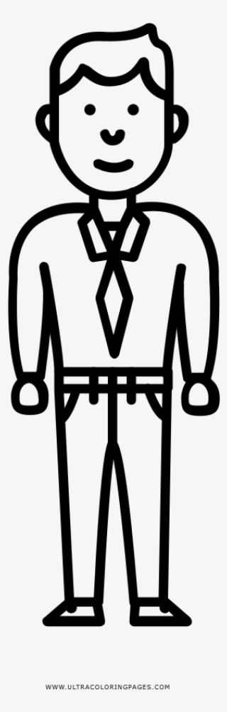 Office Worker Coloring Page - Cartoon #8201604