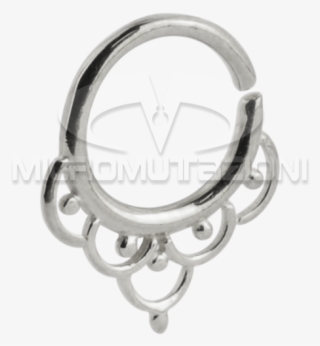 Silver Indian Ornament Septum Ring Septum - Circle #8202065 Silver Indian Ornament Septum Ring Septum - Circle #8202065