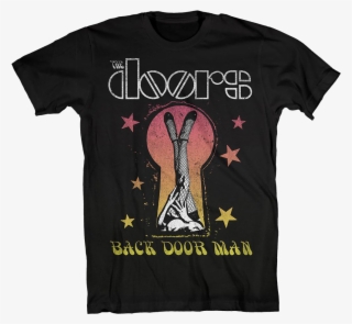 The Doors Back Door Man Graphic T-shirt The Doors Official - Doors The Doors #8202067