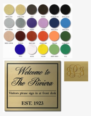 Many Colors To Choose -with Engraving In Gold Or Silver - Bronze #8202184