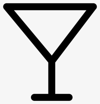 Cocktail Glass Outline Comments - Cocktail Glass Outline #8202613