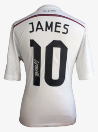 Maillot Domicile Real Madrid Cf 2014-15 Dédicacé Par - Sports Jersey #8202697