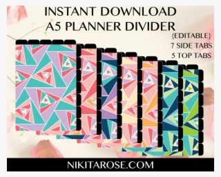 A5 Dividers - Graphic Design #8203272