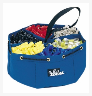 Divider Pouch Small Parts Bag, Blue Poly - Shoulder Bag #8203490