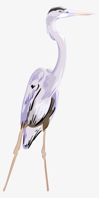Crane Clipart Blue Crane - Great Egret #8204544