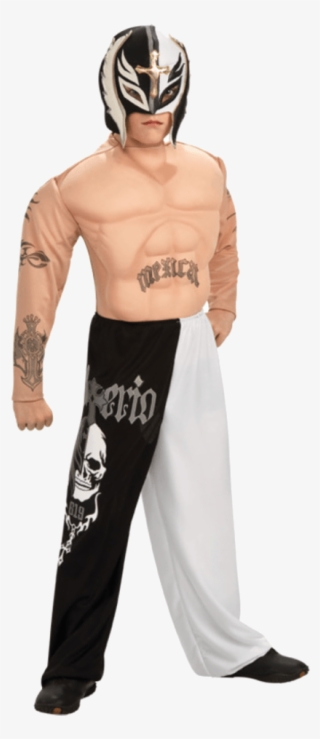 Child Deluxe Rey Mysterio - Rey Mysterio Costume #8205014