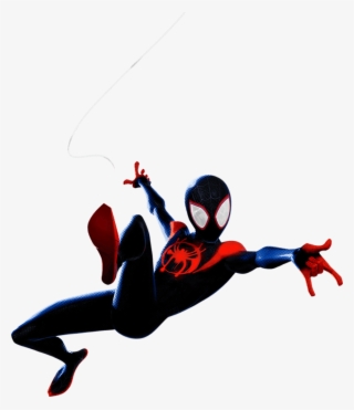 Into The Spider Verse Miles Morales 1 Png By Captain - Spider Man Into The Spider Verse Stickers #8205198