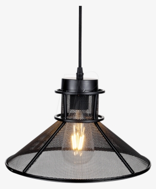 Black Metal V Shape Mesh Pendant Lamp D - Chandelier #8205267