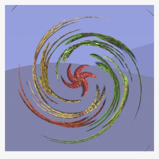 Starfish Swirl Circle - Illustration #8205659