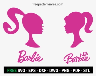Barbie Silhouette Head Vector Logo Sign Image Clipart - Barbie Head Logo Printables #8205988