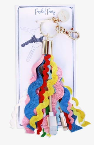 Charging Cord Keychain - Earrings #8206097