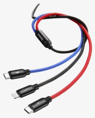 Baseus 3 In 1 Micro Typec 8pin Lightning - Baseus 3 In 1 #8206369