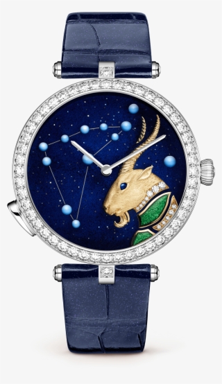 Lady Arpels Zodiac Lumineux Capricorn Watch - Longines Conquest Vhp Chronograph #8206661