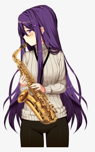 Ddlc - Yuri Doki Doki Sweater #8206944