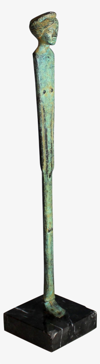 Unique Bronze Abstract Sculpture Of A Goddess - Bronze Sculpture #8207563