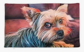 Yorkie Pillow Case - Chien Qui Reste Petit Toute Sa Vie #8208534