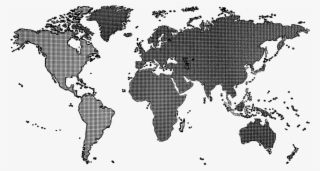 World Mapp - Black World Map Outline #8209222