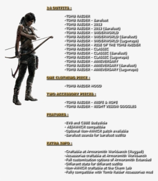 Highly Recommended With - Tomb Raider Png Transparent #8210588
