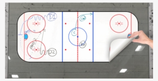 Writeyboard Powerplay Self-adhesive Coach Board Cm - Whiteboard #8211189