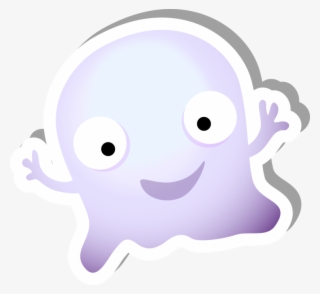 Happy Little Ghost Sticker #8211230