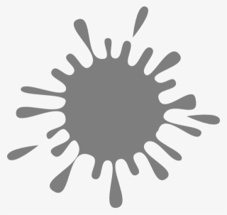 Grey Splash Ink Clip Art - Yellow Color Splash Png #8213267