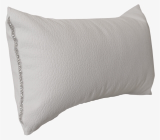 Theo Pillow With Crystal Ribbon White - Cushion #8214502
