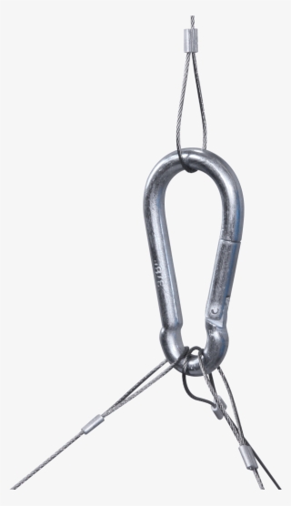 Once The Steel Rope Is Mounted To The Frame, Attach - Chain #8214898