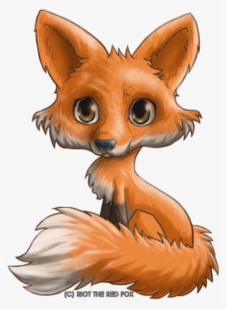 Riot The Fox Chibi Artworktee - Red Fox #8215271