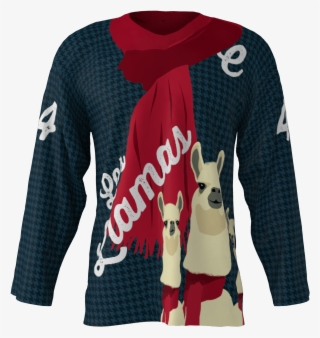 Los Llamas Custom Hockey Jersey - Cardigan #8215487