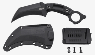 Különleges Kialakítású Tiszta Fekete Karambit A Crkt-től - Knife #8216236