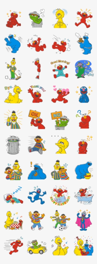 Sticker Line Sesame Street #8217097