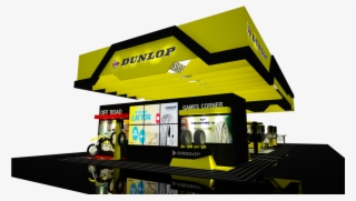 Dunlop Tire Booth On Giias - Graphic Design #8218913