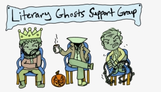 It's Tough Being A Classic Literature Ghost - Cartoon #8219778