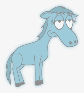 'no, A Ghost Horse Should Always Have A Rider, She - Cartoon #8220143