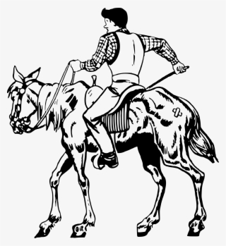 Clipart Horse Man - Mane #8220235