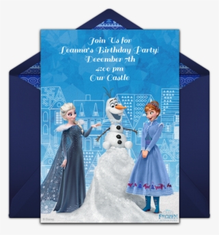 Olaf's Frozen Adventure Online Invitation - Olaf's Adventure Birthday Invitation #8220664